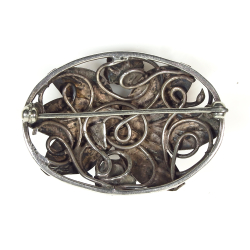 Silver brooch, sterling silver