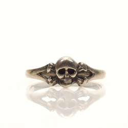 Skull ring, 925 silver