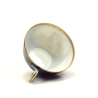 Antique Russian porcelain cup with saucer, M.S.Kuznetsov 1891 - 1917
