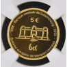 Luxembourg 5 € gold 2003 Central Bank of Luxembourg, NGC PF69