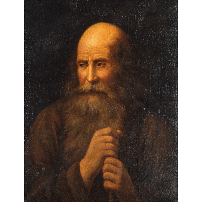 Portrait of a monk, unknown artist 19th century