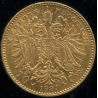 Austria Franz Joseph I kuld 10 krooni 1897, AU 900