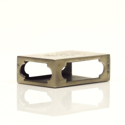 Antique matchbox holder, 813 silver