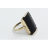 Ring, 585 gold, onyx