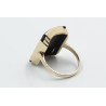 Ring, 585 gold, onyx