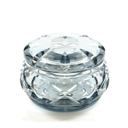 Crystal jewellery box from 1930s, Val Saint Lambert