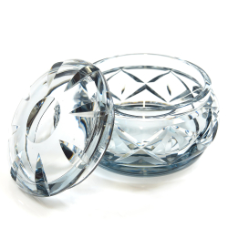 Crystal jewellery box from 1930s, Val Saint Lambert