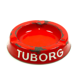 Vintage reklaamtuhatoos TUBORG, emaileeritud plekk