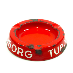 Vintage reklaamtuhatoos TUBORG, emaileeritud plekk