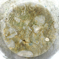 Green Ural marble vase, 19.11.1947
