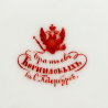 Antique Russian porcelain cup with saucer, Kornilov brothers 1843 - 1861
