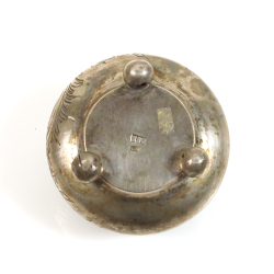 Antique Russian salt cellar, 84 silver