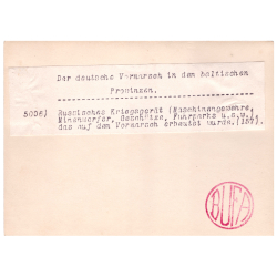 I Maailmasõda - Saksa okupatsioon Lätis 1918, originaalfotod