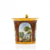 Empire style cup and saucer from the early 1800s