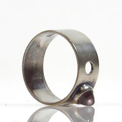 Kvartsiga sõrmus, 813 hõbe, Elis Kauppi (Soome)