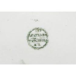 Old Russian plate, brother Ratshkinyh 1850s