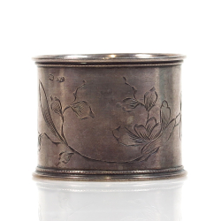 Antique Russian napkin ring, 84 silver