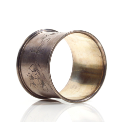Antique Russian napkin ring, 84 silver