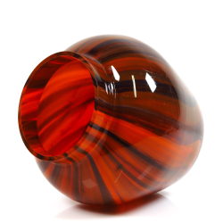 Värvilisest klaasist vaas, Joh. Lorup´i klaasivabrik, vorm nr 684