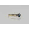 Ring, 585 gold, sapphire/diamonds
