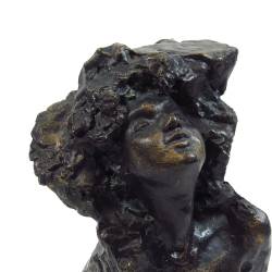 Anu Põder (1947 - 2013) half nude sculpture