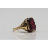 Art Deco ring, 14K gold, garnet