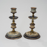 Stoneware candlesticks, Royal Doulton (Frank A. Butler)