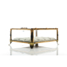 Antique glass jewelry box, France 19th century