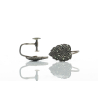 Silver earrings with marcasites, 830 silver