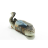 Antique Russian porcelain salt cellar/trout fish