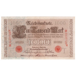 German Empire 1000 marks 1910