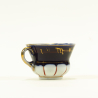 Antique Russian porcelain cup with saucer, M.S.Kuznetsov