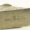 Antique silver table lighter, 900 silver