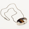 Silver pendant, 813 silver & Tiger`s eye