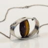 Silver pendant, 813 silver & Tiger`s eye